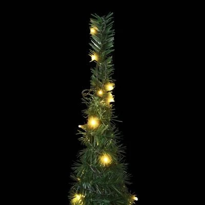 VidaXL Pop-up String Artificial Christmas Tree With LED Green 150 Cm 7 VidaXL Pop-up String Artificial Christmas Tree With LED Green 150 Cm - Image 5