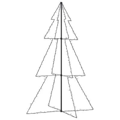 VidaXL Christmas Cone Tree 240 LEDs Indoor And Outdoor 118x180 Cm 7 VidaXL Christmas Cone Tree 240 LEDs Indoor And Outdoor 118x180 Cm - Image 5