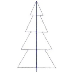 VidaXL Christmas Cone Tree 360 LEDs Indoor And Outdoor 143x250 Cm -VIDAXL DECOR SHOP image 5 328594