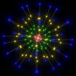 VidaXL Outdoor Christmas Firecrack Light Multicolour 20cm 140 LEDs -VIDAXL DECOR SHOP image 5 328608