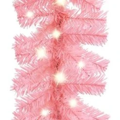 VidaXL Christmas Garland With LED Lights 10 M Pink -VIDAXL DECOR SHOP image 5 329199