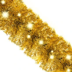 VidaXL Christmas Garland With LED Lights 20 M Gold -VIDAXL DECOR SHOP image 5 329203
