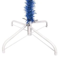 VidaXL Slim Christmas Tree Blue 210 Cm -VIDAXL DECOR SHOP image 5 329225