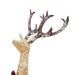 VidaXL Reindeer Family Christmas Decoration Gold 201 LEDs -VIDAXL DECOR SHOP image 5 329770