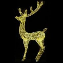 VidaXL XXL Acrylic Christmas Reindeer 250 LED 180 Cm Warm White -VIDAXL DECOR SHOP image 5 329785