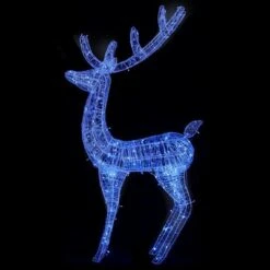 VidaXL XXL Acrylic Christmas Reindeer 250 LED 180 Cm Blue -VIDAXL DECOR SHOP image 5 329787