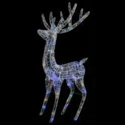 VidaXL XXL Acrylic Christmas Reindeer 250 LED 180 Cm Colourful -VIDAXL DECOR SHOP image 5 329788