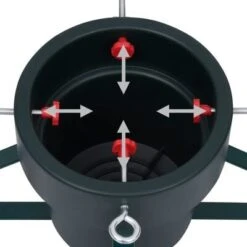 VidaXL Christmas Tree Stand Black 46x46x19 Cm 15 VidaXL Christmas Tree Stand Black 46x46x19 Cm -VIDAXL DECOR SHOP image 5 331309