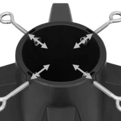 VidaXL Christmas Tree Stand Grey 55.5x55.5x15 Cm 16 VidaXL Christmas Tree Stand Grey 55.5x55.5x15 Cm -VIDAXL DECOR SHOP image 5 331313