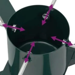 VidaXL Christmas Tree Stand 60x60x16 Cm -VIDAXL DECOR SHOP image 5 343332