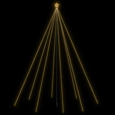 VidaXL Christmas Tree With Spike Warm White 1134 LEDs 800 Cm 7 VidaXL Christmas Tree With Spike Warm White 1134 LEDs 800 Cm - Image 5