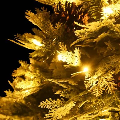 VidaXL Christmas Tree With LEDs&Pine Cones Green 120 Cm PVC&PE 7 VidaXL Christmas Tree With LEDs&Pine Cones Green 120 Cm PVC&PE - Image 5