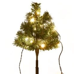 VidaXL Christmas Pathway Trees 6 Pcs With Warm White LEDs 45 Cm PVC -VIDAXL DECOR SHOP image 5 344658