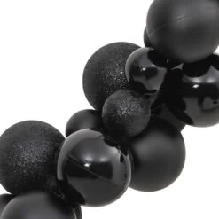 VidaXL Christmas Balls Garland Black 175 Cm Polystyrene -VIDAXL DECOR SHOP image 5 356138