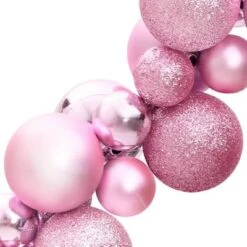 VidaXL Christmas Balls Garland Pink 175 Cm Polystyrene -VIDAXL DECOR SHOP image 5 356139