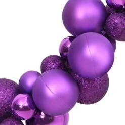 VidaXL Christmas Balls Garland Purple 175 Cm Polystyrene -VIDAXL DECOR SHOP image 5 356141