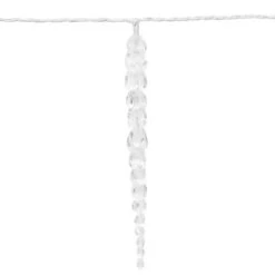 VidaXL Christmas Icicle Light 100 LEDs Warm White 10 M Acrylic PVC -VIDAXL DECOR SHOP image 5 356227