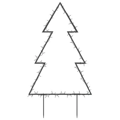 VidaXL Christmas Light Decoration With Spikes Tree 80 LEDs 60 Cm 7 VidaXL Christmas Light Decoration With Spikes Tree 80 LEDs 60 Cm - Image 5