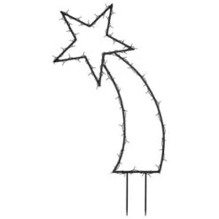 VidaXL Christmas Light Decoration With Spikes Meteor 80 LEDs 62 Cm -VIDAXL DECOR SHOP image 5 357722