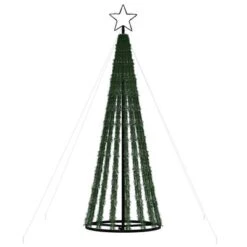 VidaXL Christmas Tree Light Cone 275 LEDs Warm White 180 Cm -VIDAXL DECOR SHOP image 5 358064
