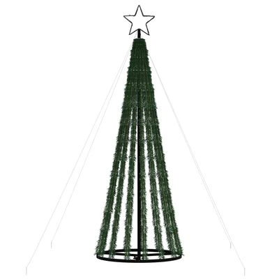 VidaXL Christmas Tree Light Cone 275 LEDs Colourful 180 Cm 7 VidaXL Christmas Tree Light Cone 275 LEDs Colourful 180 Cm - Image 5