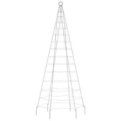 VidaXL Christmas Tree Light On Flagpole 200 LEDs Blue 180 Cm 7 VidaXL Christmas Tree Light On Flagpole 200 LEDs Blue 180 Cm - Image 5