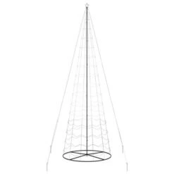 VidaXL Christmas Tree Light Cone 1554 LEDs Warm White 500 Cm -VIDAXL DECOR SHOP image 5 358128