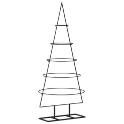 VidaXL Metal Christmas Tree For Decoration Black 125 Cm -VIDAXL DECOR SHOP image 5 359590