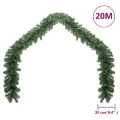 VidaXL Christmas Garland With LED Lights 20 M -VIDAXL DECOR SHOP image 6 242425