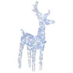 VidaXL Christmas Reindeers 6 Pcs Cold White 240 LEDs Acrylic -VIDAXL DECOR SHOP image 6 3154256