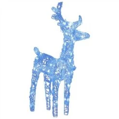VidaXL Christmas Reindeers 6 Pcs Blue 240 LEDs Acrylic -VIDAXL DECOR SHOP image 6 3154259