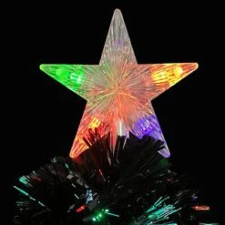 VidaXL Christmas Tree With LED Snowflakes Black 64 Cm Fibre Optic 16 VidaXL Christmas Tree With LED Snowflakes Black 64 Cm Fibre Optic -VIDAXL DECOR SHOP image 6 328460