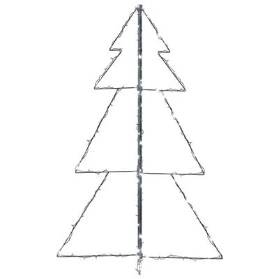 VidaXL Christmas Cone Tree 160 LEDs Indoor And Outdoor 78x120 Cm 8 VidaXL Christmas Cone Tree 160 LEDs Indoor And Outdoor 78x120 Cm - Image 6