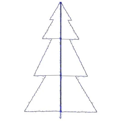 VidaXL Christmas Cone Tree 240 LEDs Indoor And Outdoor 118x180 Cm 8 VidaXL Christmas Cone Tree 240 LEDs Indoor And Outdoor 118x180 Cm - Image 6