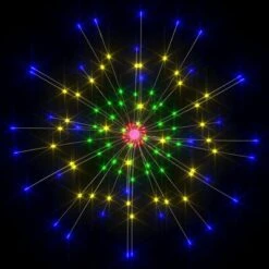 VidaXL Outdoor Christmas Firecrack Lights 10pcs Multicolour 20cm1400LEDs -VIDAXL DECOR SHOP image 6 328611