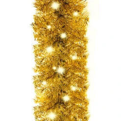 VidaXL Christmas Garland With LED Lights 10 M Gold -VIDAXL DECOR SHOP image 6 329202