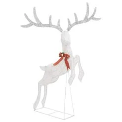 VidaXL Flying Reindeer Christmas Decoration 120 LEDs White Cold White -VIDAXL DECOR SHOP image 6 329769