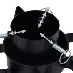 VidaXL Christmas Tree Stand Black 47x47x13.5 Cm -VIDAXL DECOR SHOP image 6 331315