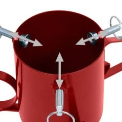 VidaXL Christmas Tree Stand Red 58x58x21 Cm -VIDAXL DECOR SHOP image 6 331318