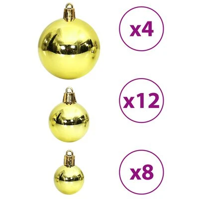 VidaXL Christmas Baubles 100 Pcs Light Green 3 / 4 / 6 Cm 8 VidaXL Christmas Baubles 100 Pcs Light Green 3 / 4 / 6 Cm - Image 6
