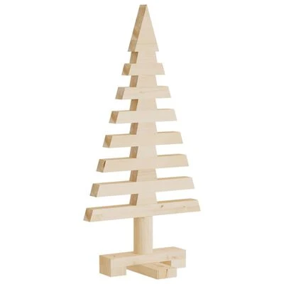 VidaXL Wooden Christmas Tree For Decoration 60 Cm Solid Wood Pine 8 VidaXL Wooden Christmas Tree For Decoration 60 Cm Solid Wood Pine - Image 6
