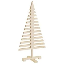 VidaXL Wooden Christmas Tree For Decoration 90 Cm Solid Wood Pine -VIDAXL DECOR SHOP image 6 357994