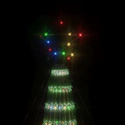 VidaXL Christmas Tree Light Cone 275 LEDs Colourful 180 Cm 8 VidaXL Christmas Tree Light Cone 275 LEDs Colourful 180 Cm - Image 6