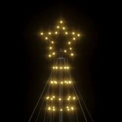 VidaXL Christmas Tree Light Cone 570 LEDs Warm White 300 Cm -VIDAXL DECOR SHOP image 6 358127
