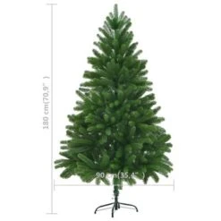 VidaXL Faux Christmas Tree Lifelike Needles 180 Cm Green -VIDAXL DECOR SHOP image 7 246399