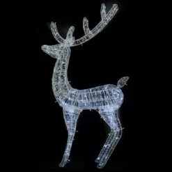 VidaXL XXL Acrylic Christmas Reindeers 250 LED 3 Pcs 180 Cm Cold White -VIDAXL DECOR SHOP image 7 3154358
