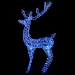 VidaXL XXL Acrylic Christmas Reindeers 250 LED 2 Pcs 180 Cm Blue -VIDAXL DECOR SHOP image 7 3154360