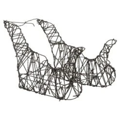 VidaXL Christmas Decoration Reindeers&Sleighs 240 LEDs Warm White Rattan 20 VidaXL Christmas Decoration Reindeers&Sleighs 240 LEDs Warm White Rattan -VIDAXL DECOR SHOP image 7 3200676