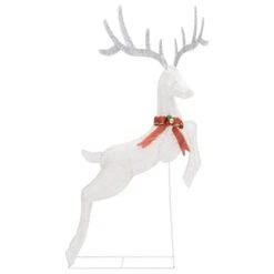 VidaXL Flying Reindeer Christmas Decoration 120 LEDs White Cold White -VIDAXL DECOR SHOP image 7 329769