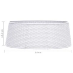 VidaXL Christmas Tree Skirt White Ø54x19.5 Cm -VIDAXL DECOR SHOP image 7 331299